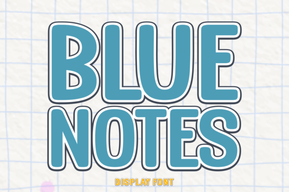 Blue Notes Font: A Whimsical Display Typeface Review