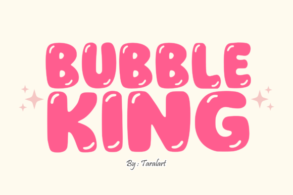 Bubble King: A Playful Display Font for Modern Editors