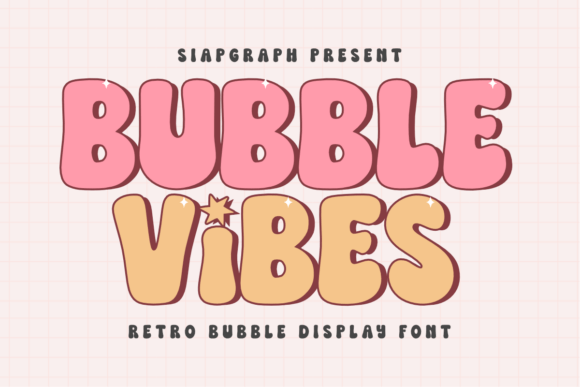 Bubble Vibes Font: A Retro Display Review