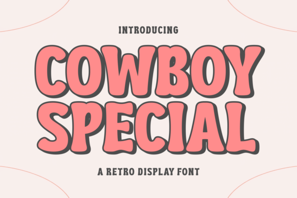 Cowboy Special: A Rustic Display Font for Editorial Design