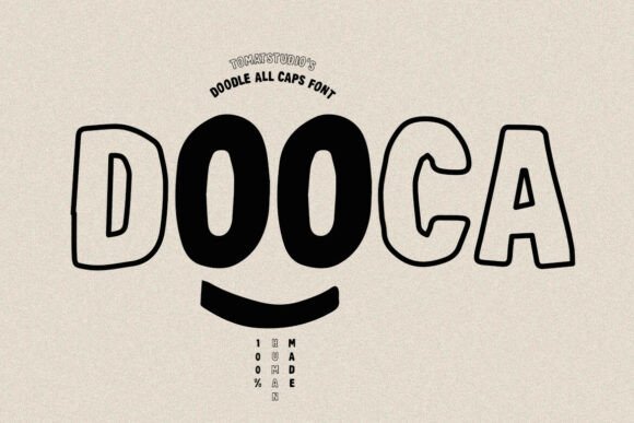 Dooca Typeface Review: Playful Display Fonts for Brands