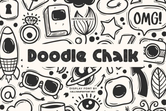Doodle Chalk: A Playful Display Font for Editorial Design