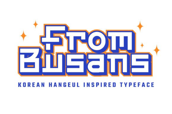 From Busans: A Playful Display Font for Brands