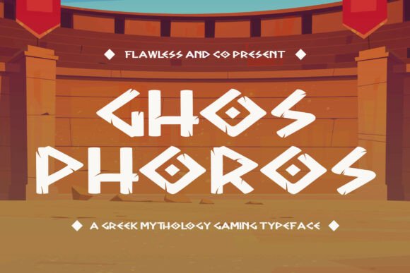 Ghosporos: A Bold Display Font for Epic Editorial Design