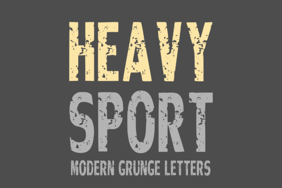 Heavy Sport Typeface for Bold Branding
