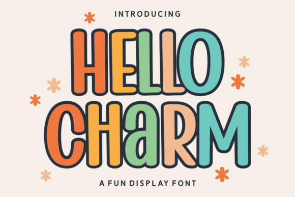Hello Charm: The Display Font for Sweet Branding