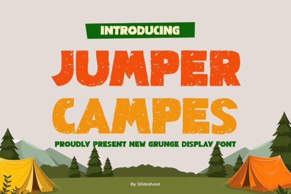 Jumper Campes Font for Rustic Branding