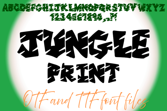 Jungle Print: The Ultimate Display Font for Bold Branding