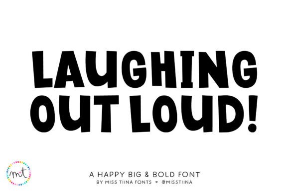 Laughing out Loud Font for Bold Web Headers