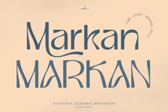 Markan Typeface for Bold Brand Identity