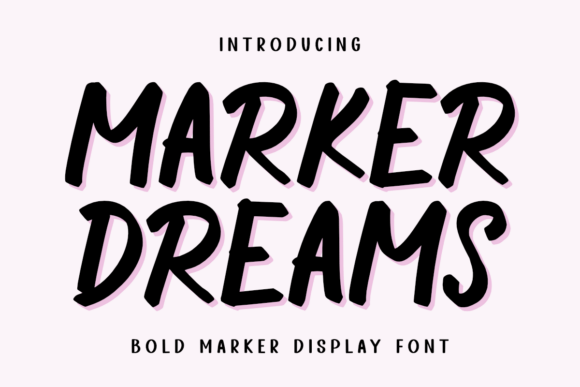 Marker Dreams Font for Bold Web Headlines