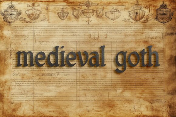 Medieval Goth Font for Handmade Brands and Crafts