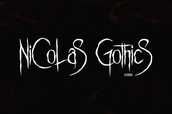 Nicolas Gothics: A Spine-Chilling Display Font for Makers