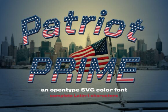 Patriot Prime: Bold Americana Display Font for Web