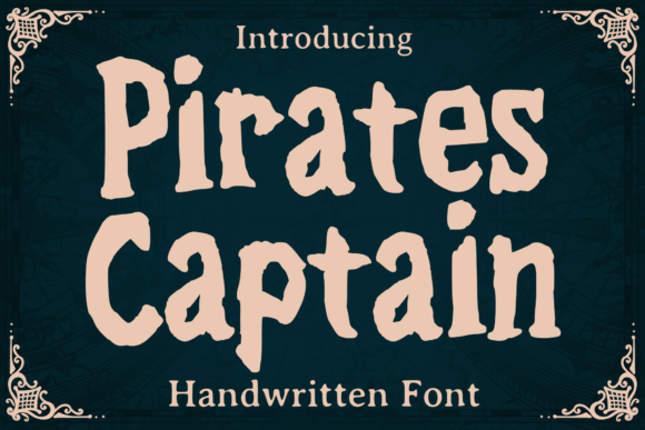 Pirates Captain Display Font for Editorial Design