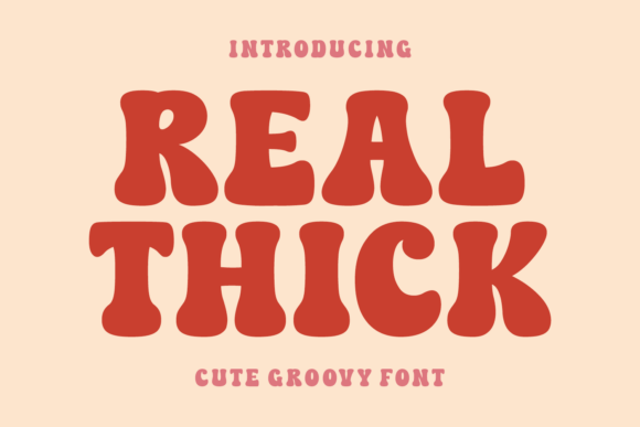 Real Thick Font for Bold Web Design
