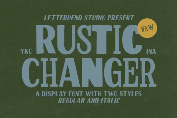 Rustic Changer Font for Bold Campaign Headlines