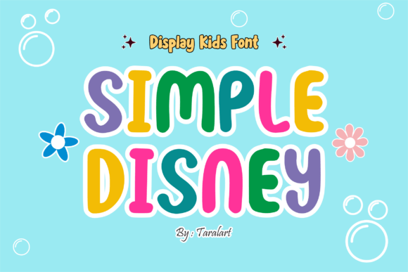 Simple Disney: A Cheerful Display Font for Editors