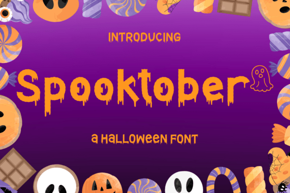 Spooktober: The Quirky Display Font for Halloween Crafts