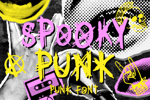 Spooky Punk: The Ultimate Display Font for Edgy Editorial Design
