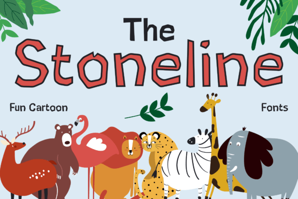 Stoneline Typeface for Playful Web Design