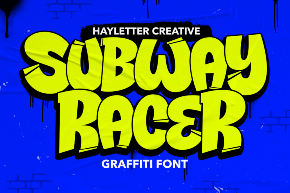 Subway Racer: Bold Graffiti Font for Brands
