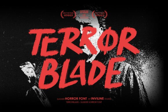 Terror Blade Font for Horror Web Design