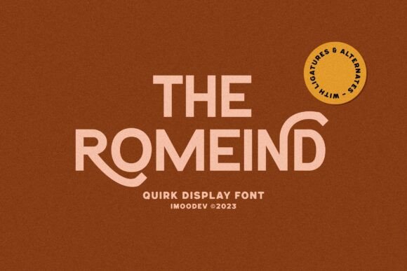 The Romeind Typeface for Small Business Branding