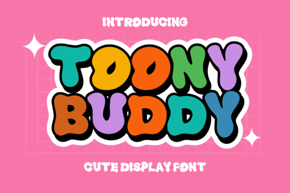 Toony Buddy: A Playful Display Font for Makers