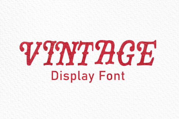 Vintage Typewriter Font for Bold Display