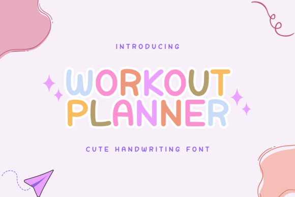 Workour Planner: A Vibrant Display Font for Editorial Design